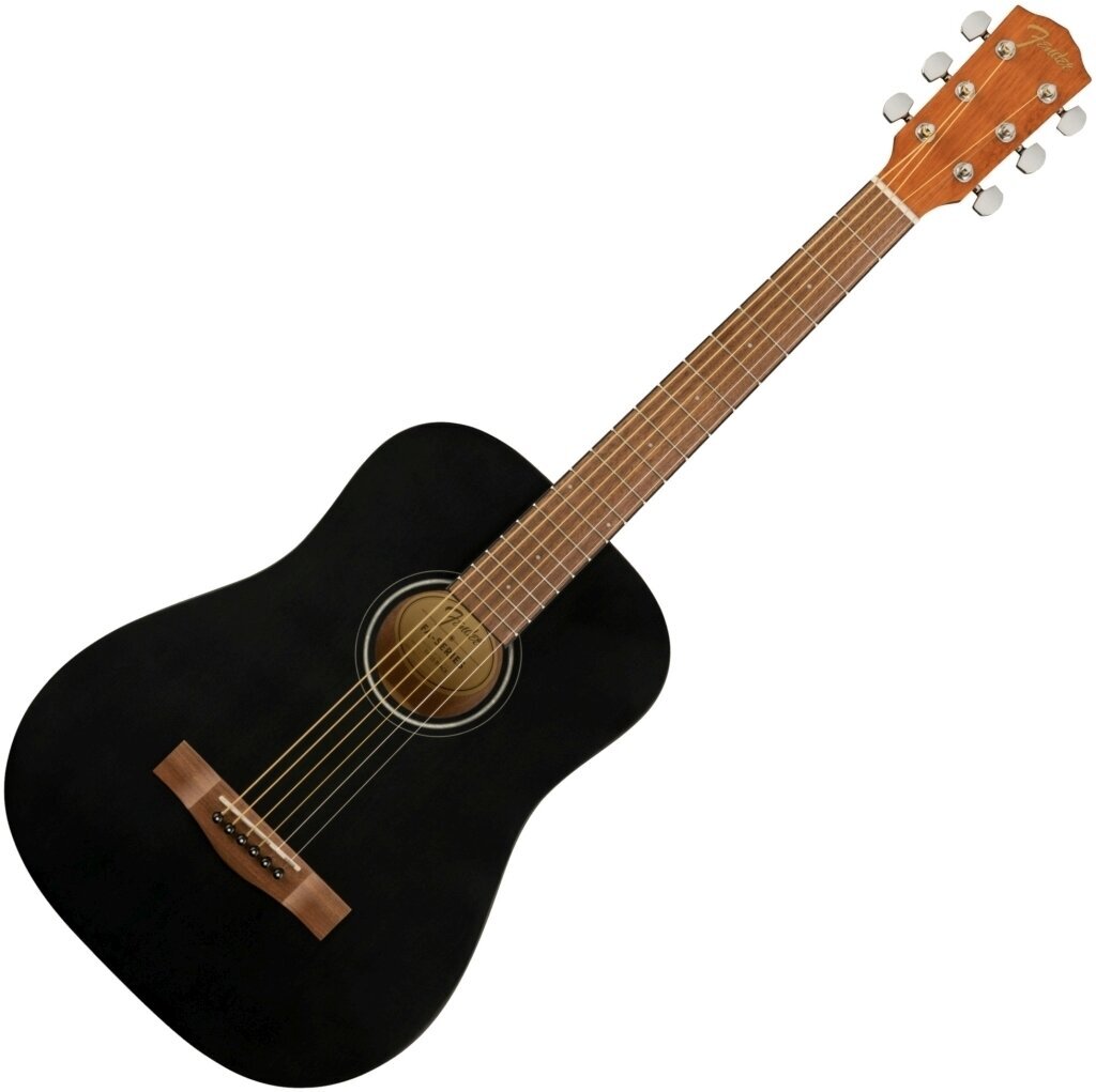 Fender FA-15 Black 3/4 with bag akustinė gitara