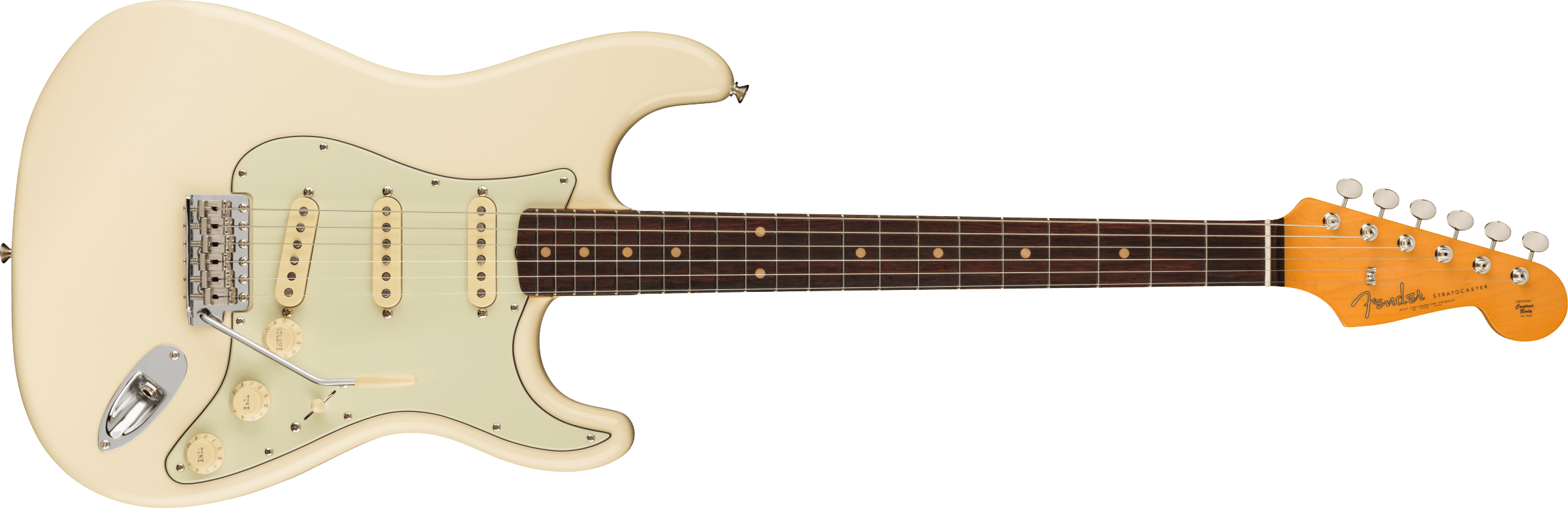 Fender American Vintage II 1961 Stratocaster RW Olympic White elektrinė gitara
