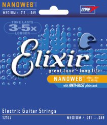 Elixir 12102 Light 11-49 stygos elektrinei gitarai