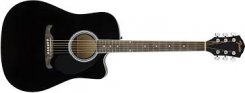 Fender FA-125CE Black elektro-akustinė gitara